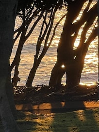 Early morning view from the Lanai