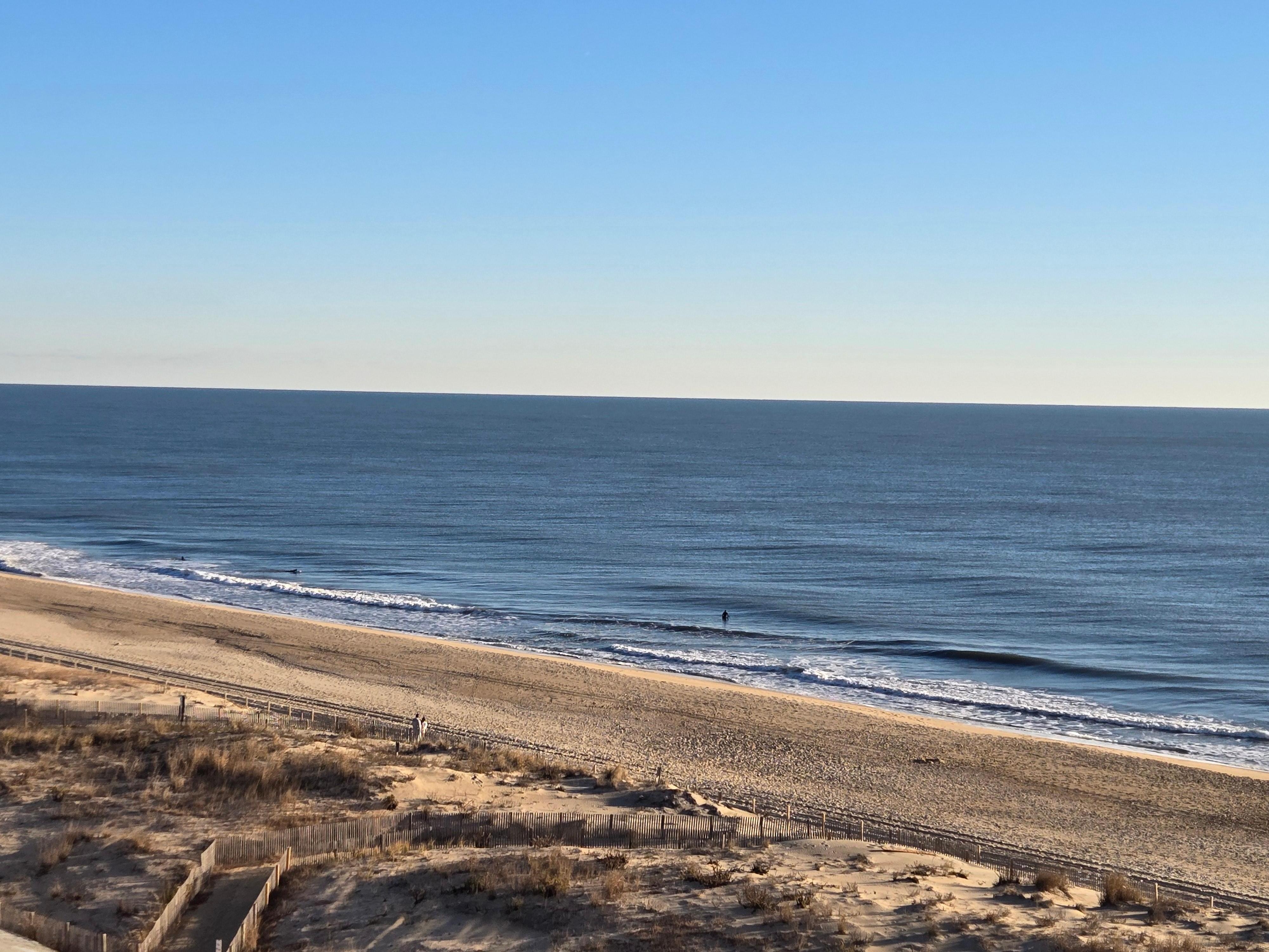 Beach view from balcony 