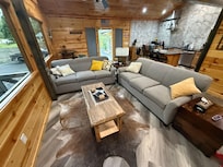 Living room, 2 bedrooms have remotes for fans and fan light as well as remote and tv in all bedrooms & living room!