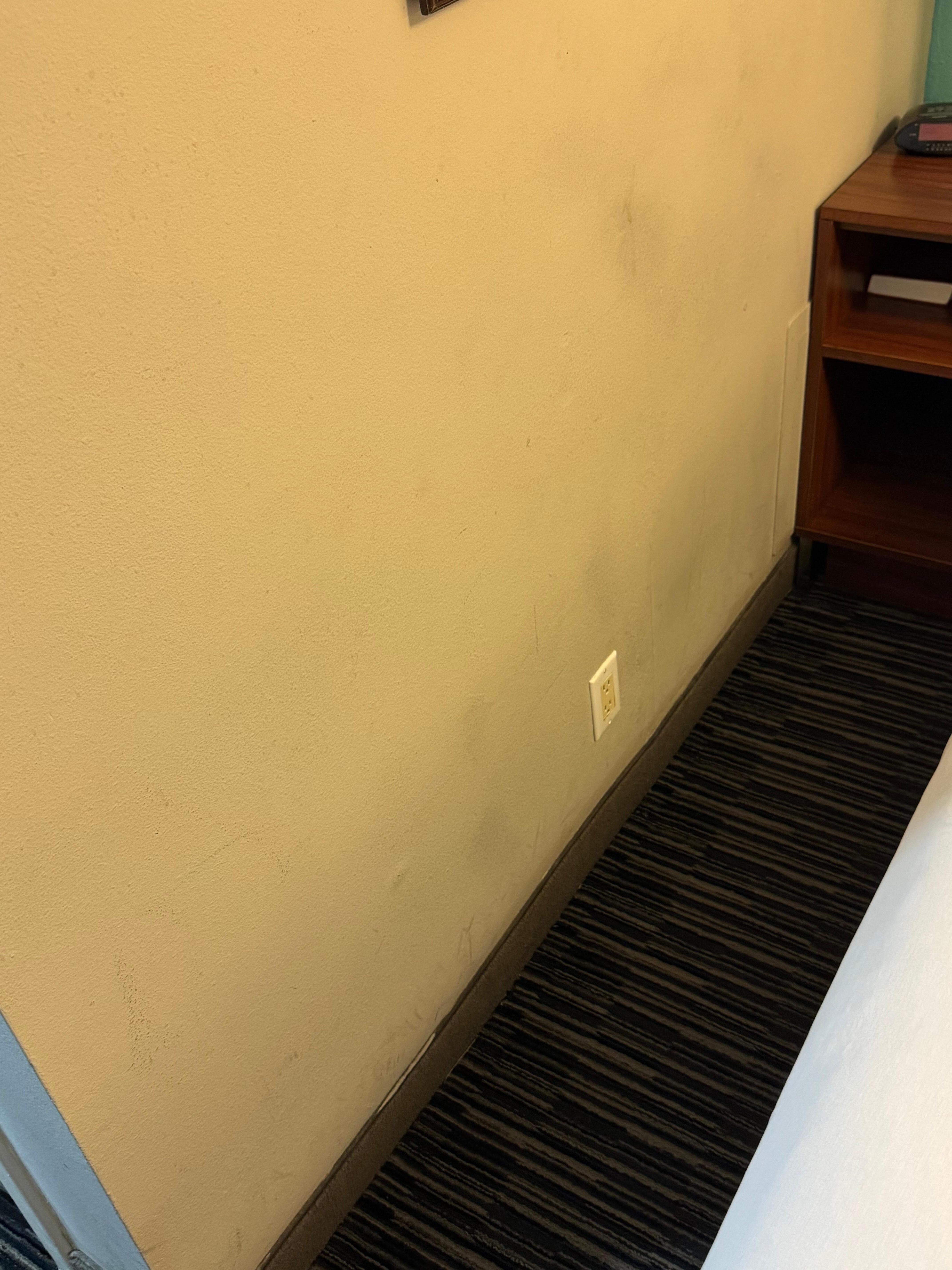 Walls need to be cleaned