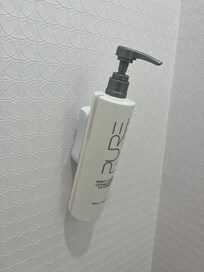 All soaps affixed to wall with sticky tape. Eventually fell off