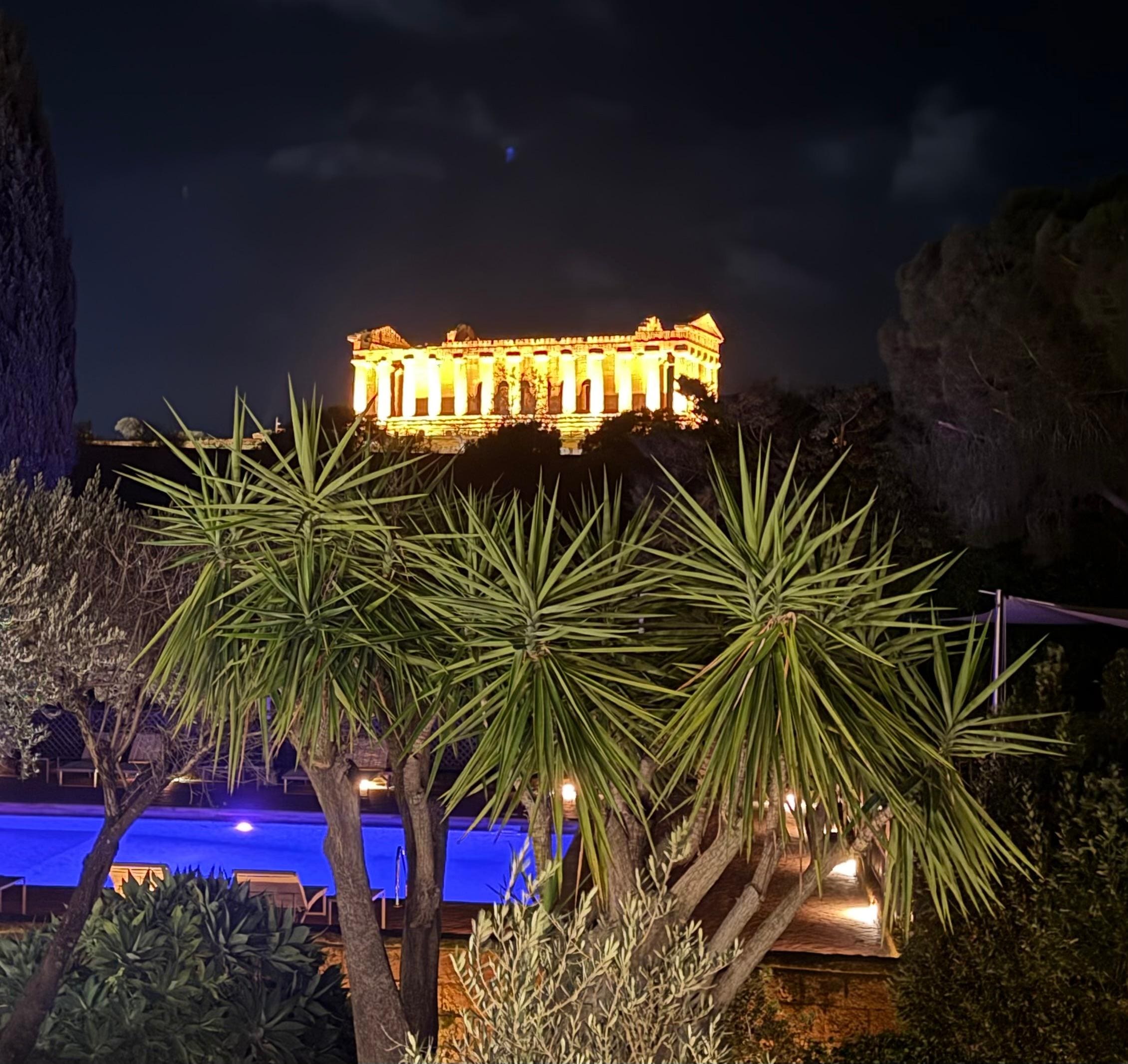 Evening view from the room