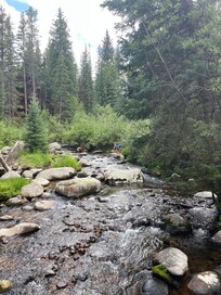 More creek behind the house!
