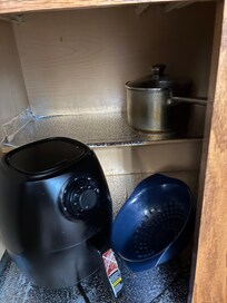 Only pot they had to cook with