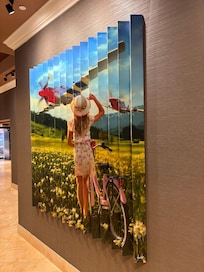 Art work near gallery