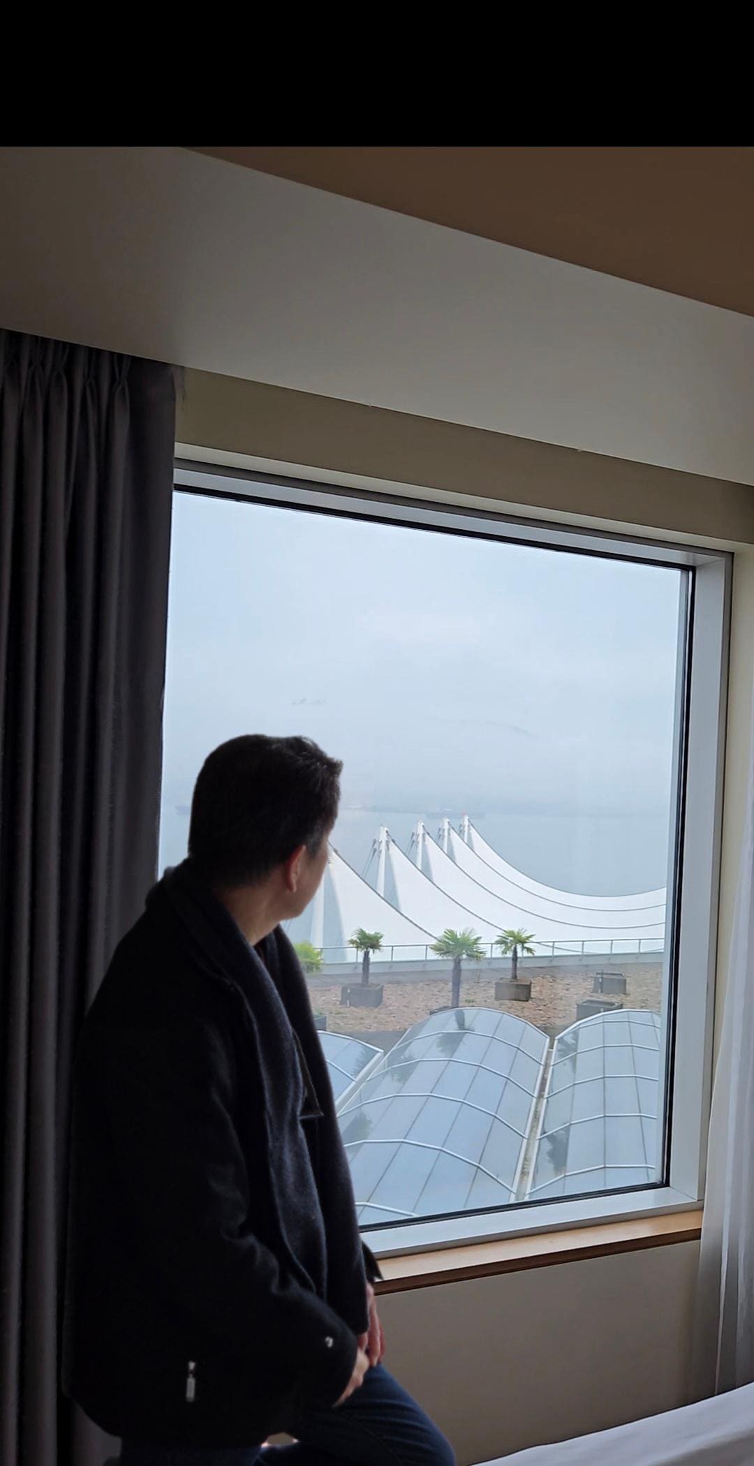 Overlooking Canada Place Sails