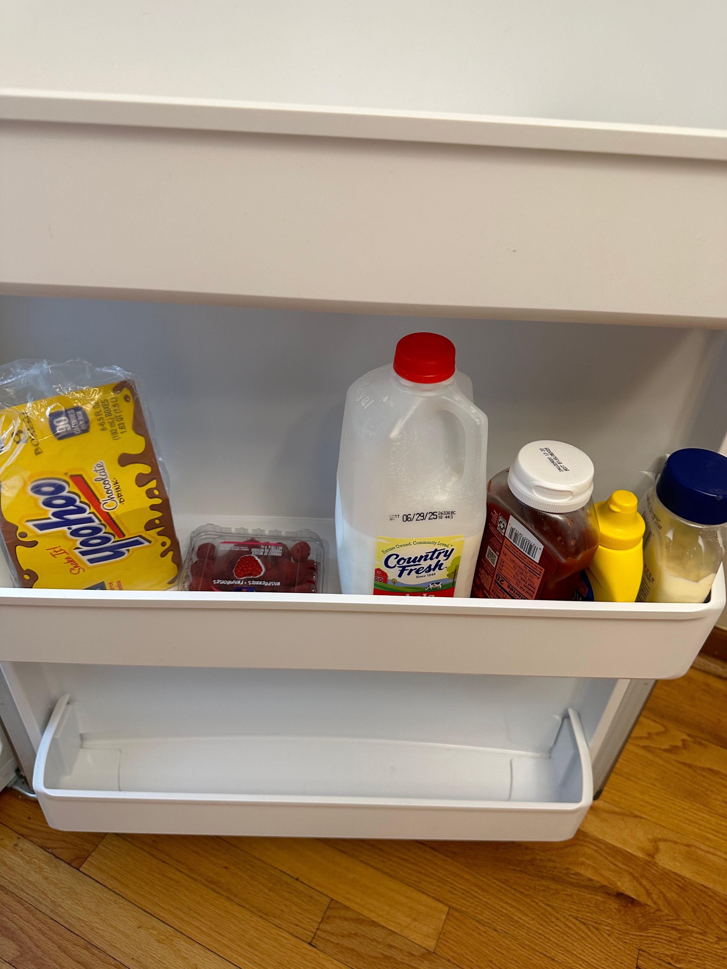 Food left in refrigerator 