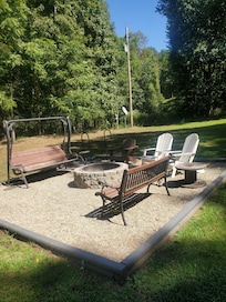 Outdoor sitting area