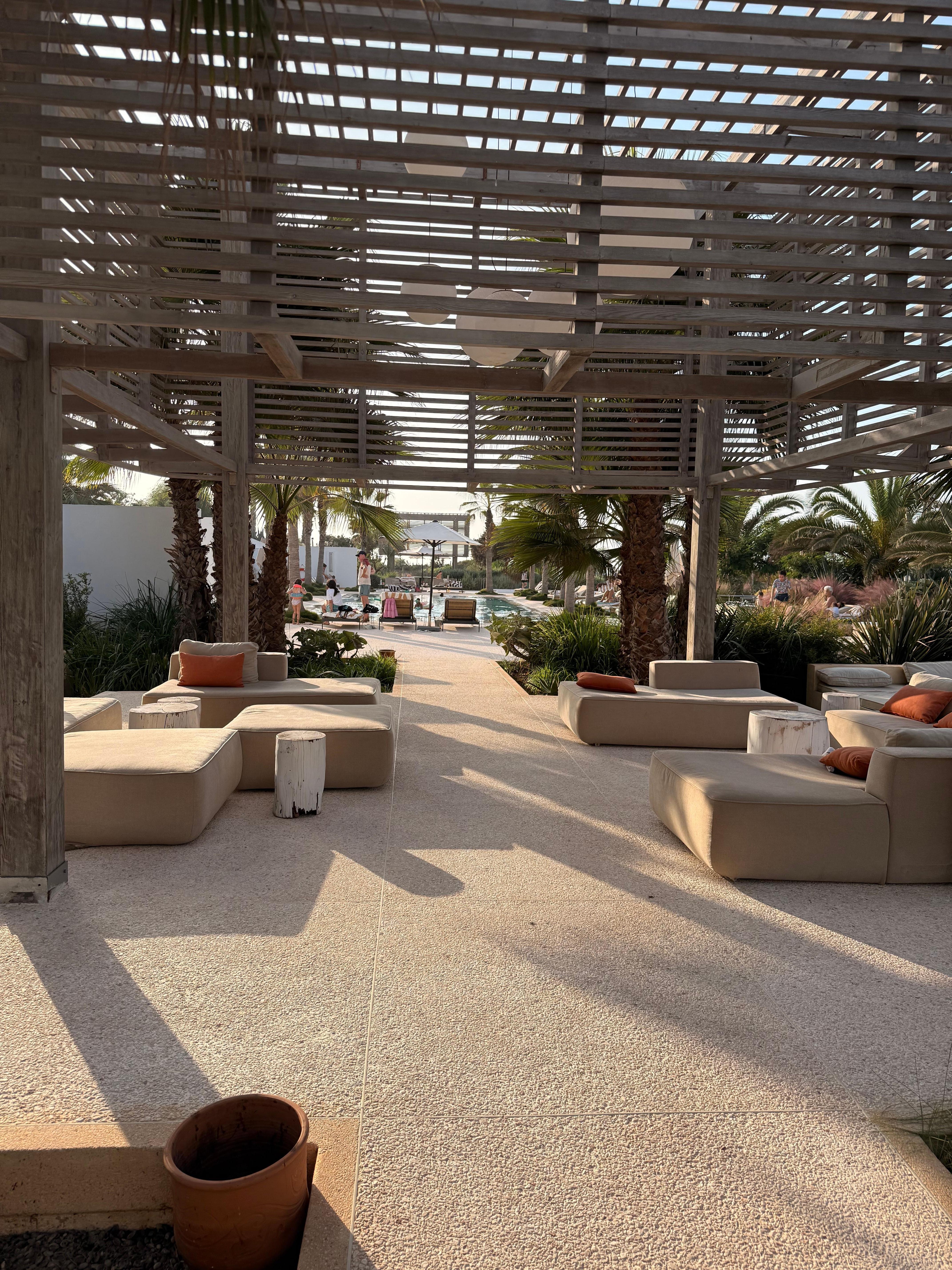 Lots of seating areas