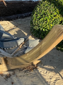 Only hammock was broken