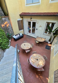 This is the lovely area outside of reception
