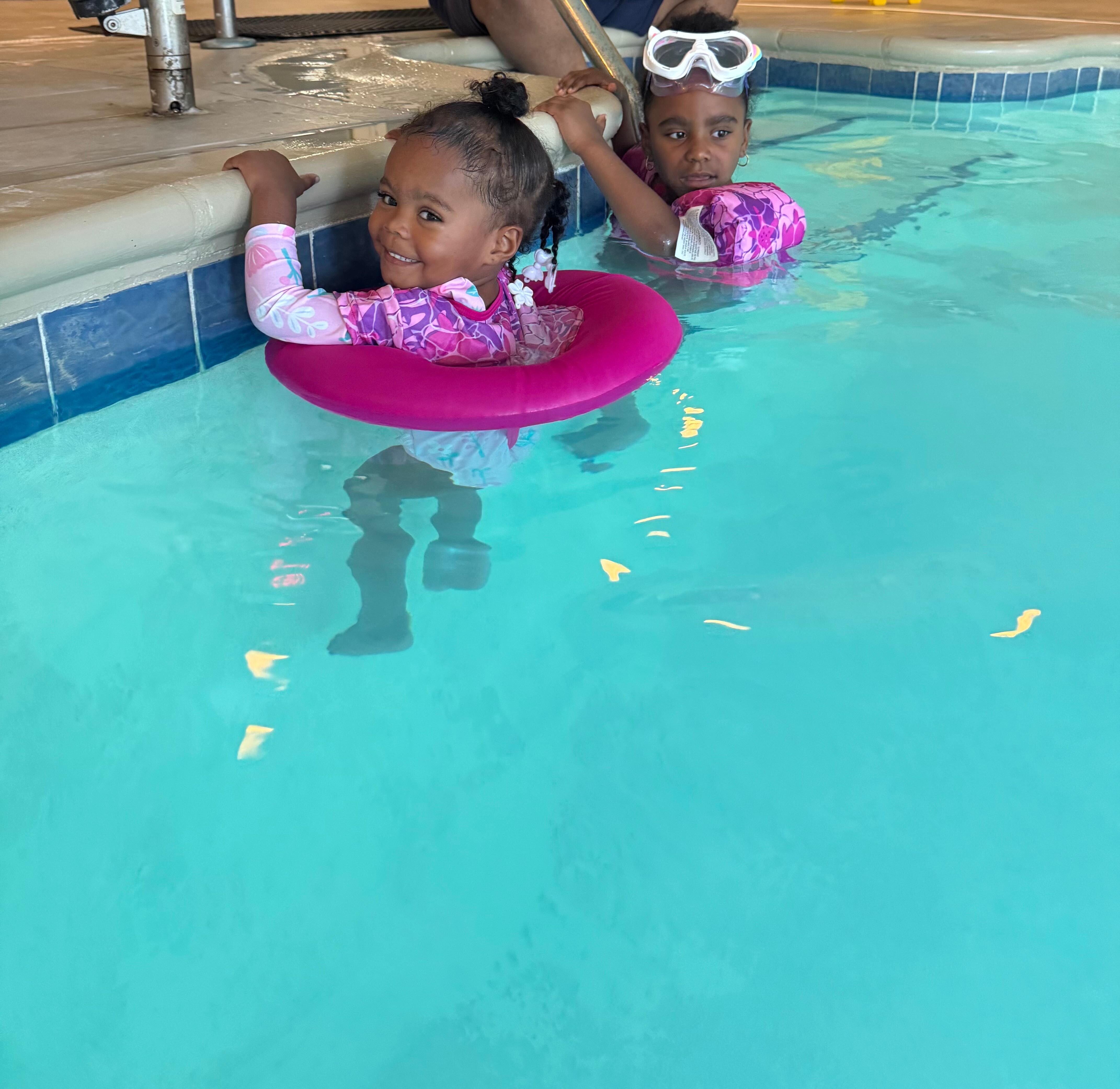 Grandkids really enjoyed the pool.