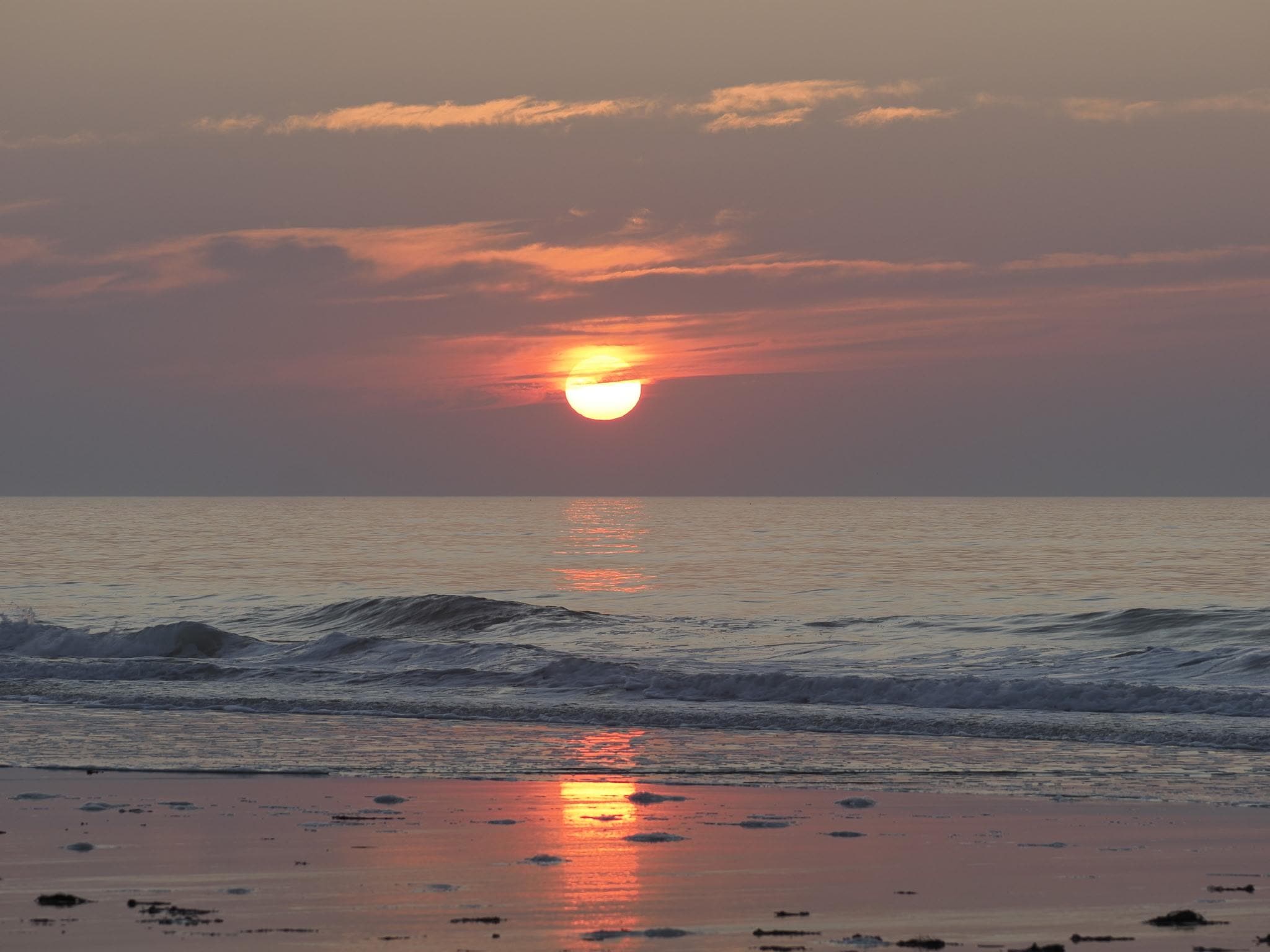 Sunrise on Moody Beach.