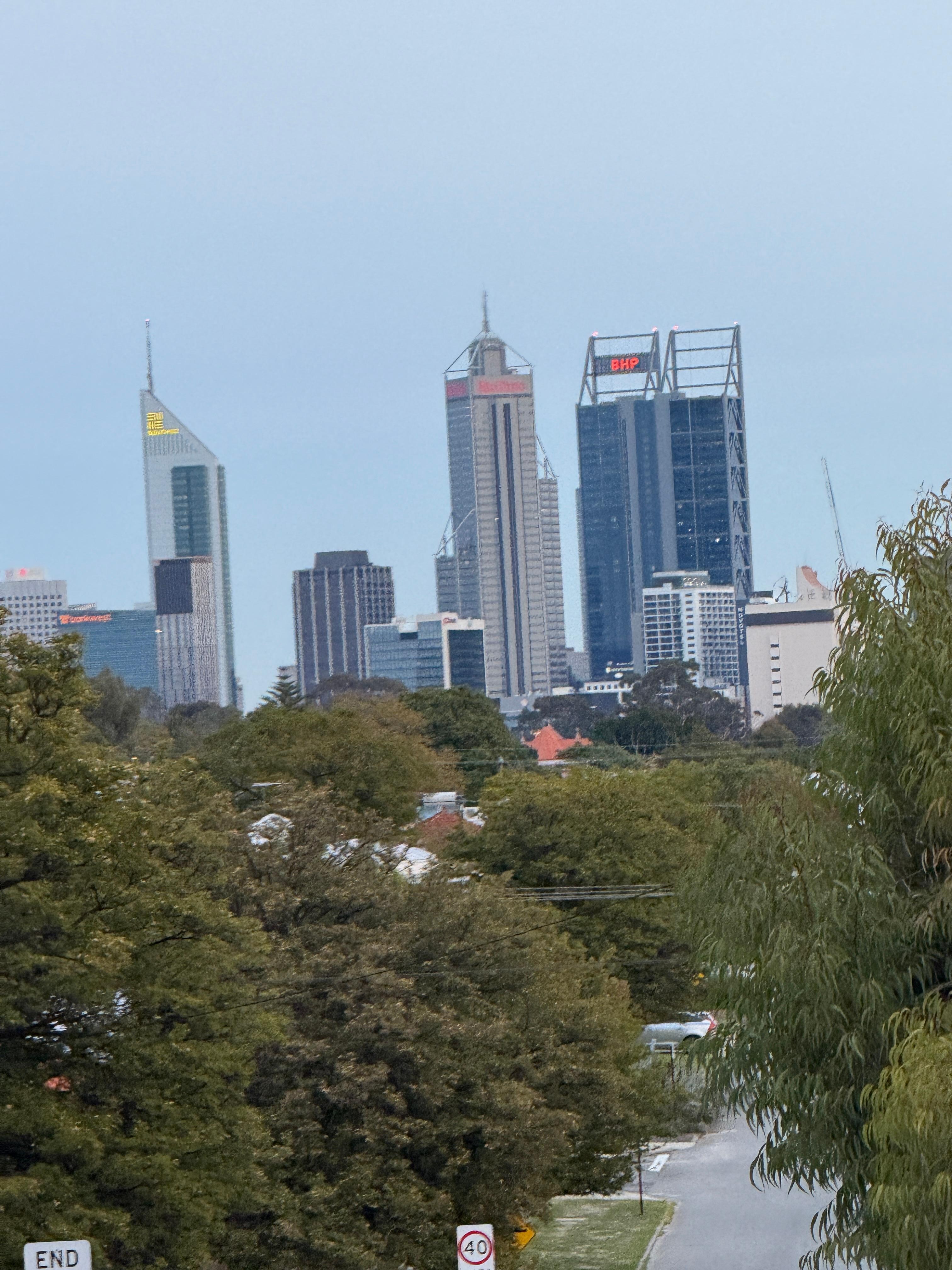 Not far from city centre - photo was taken from corner of Paddington and Union St