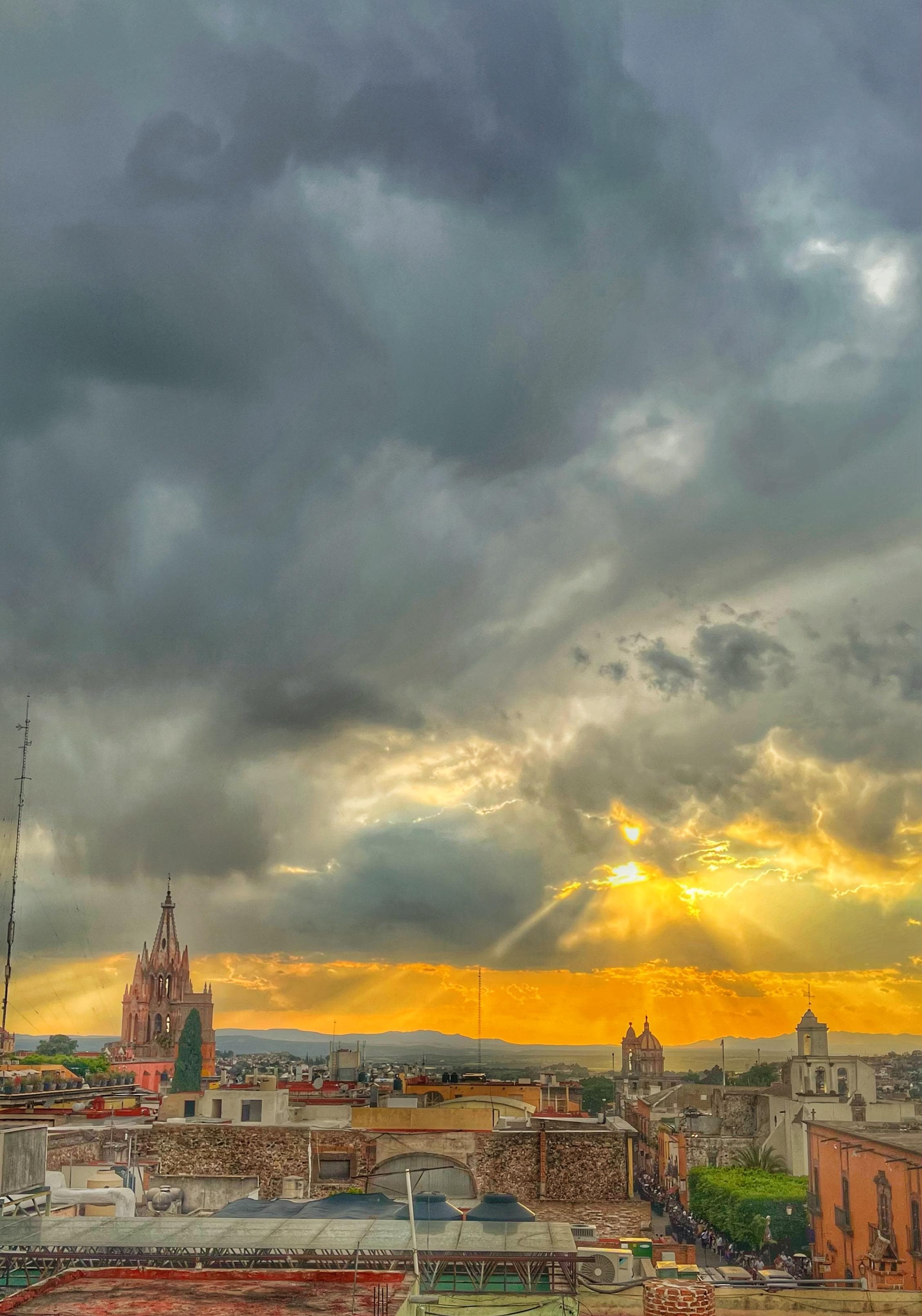 Vista desde la terraza. 