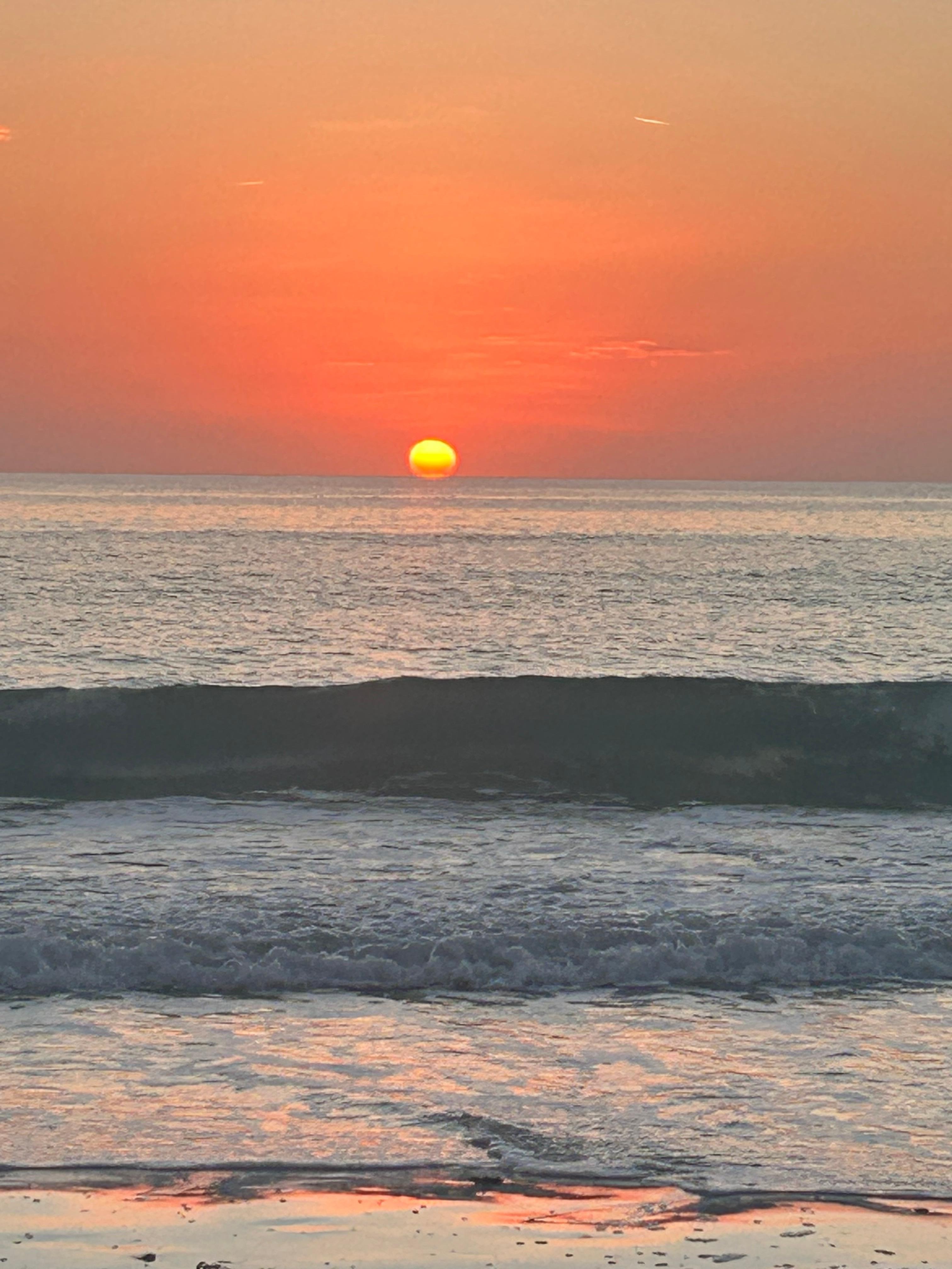 White sand nice sunsets 