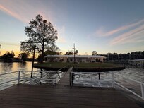 Hotel view from the dock
