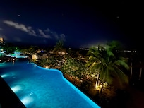 View from the hotel room (all rooms face the ocean)
