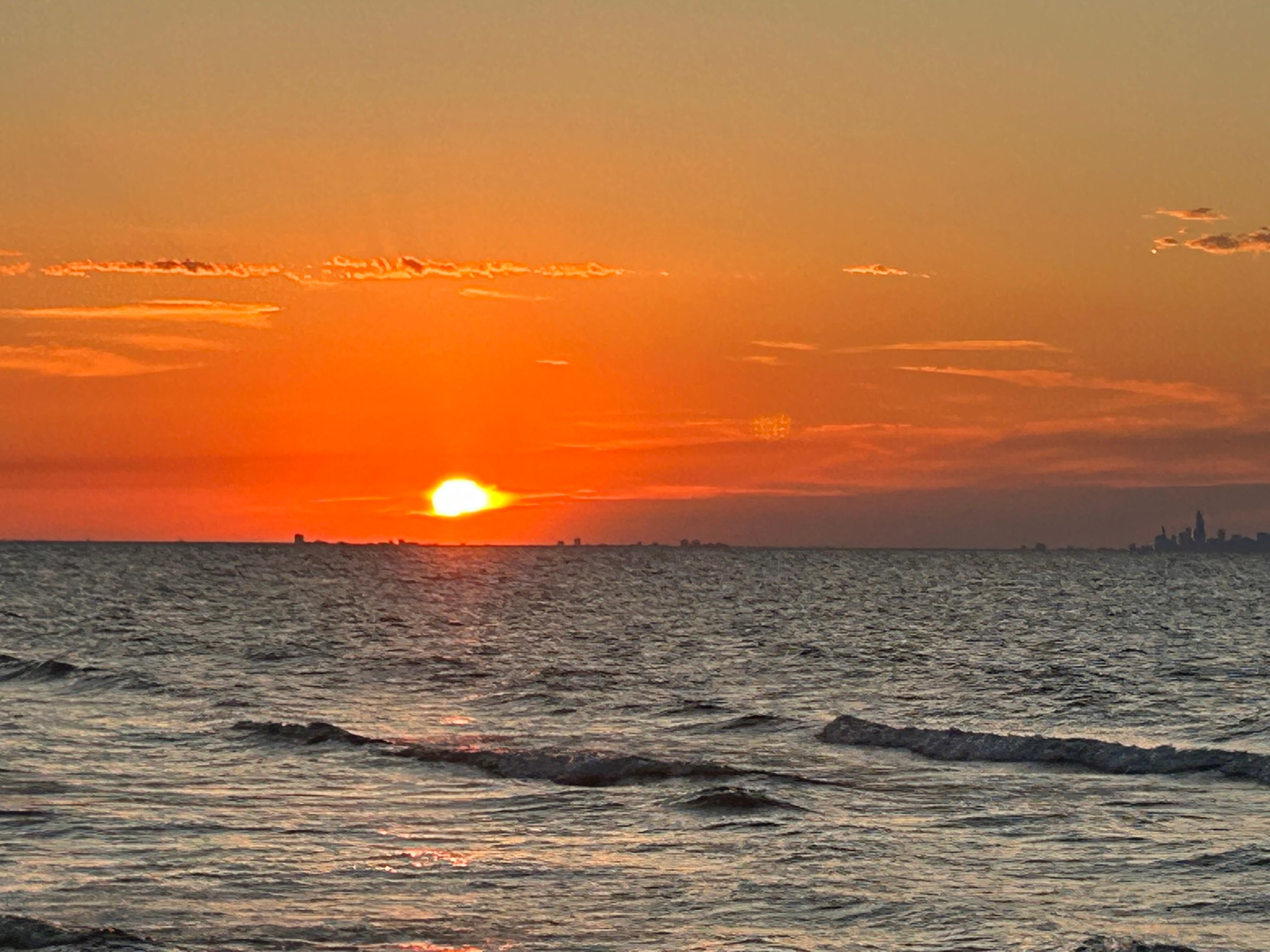 Evening sunset