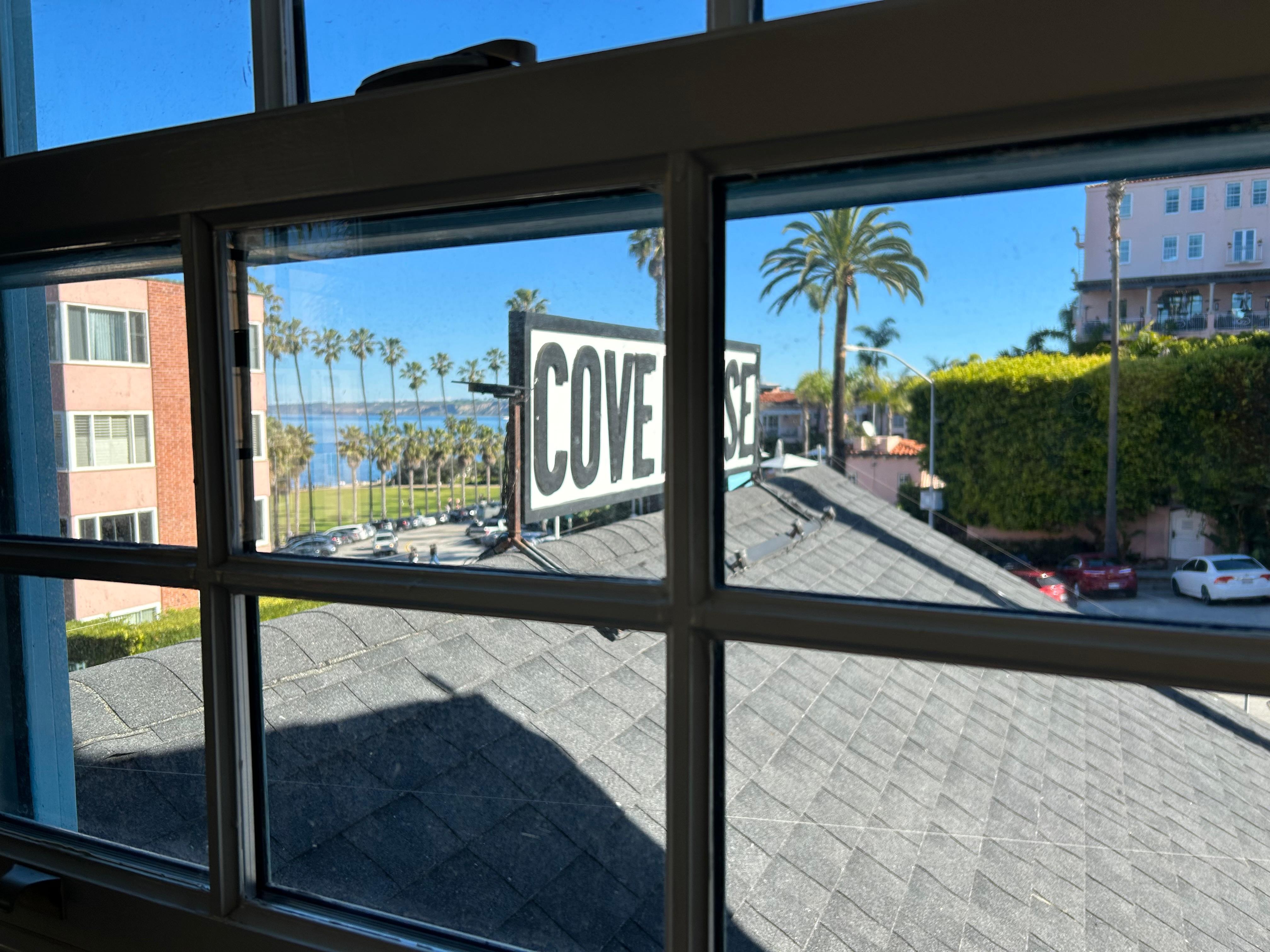 View from inside the apartment 