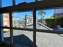 View from inside the apartment