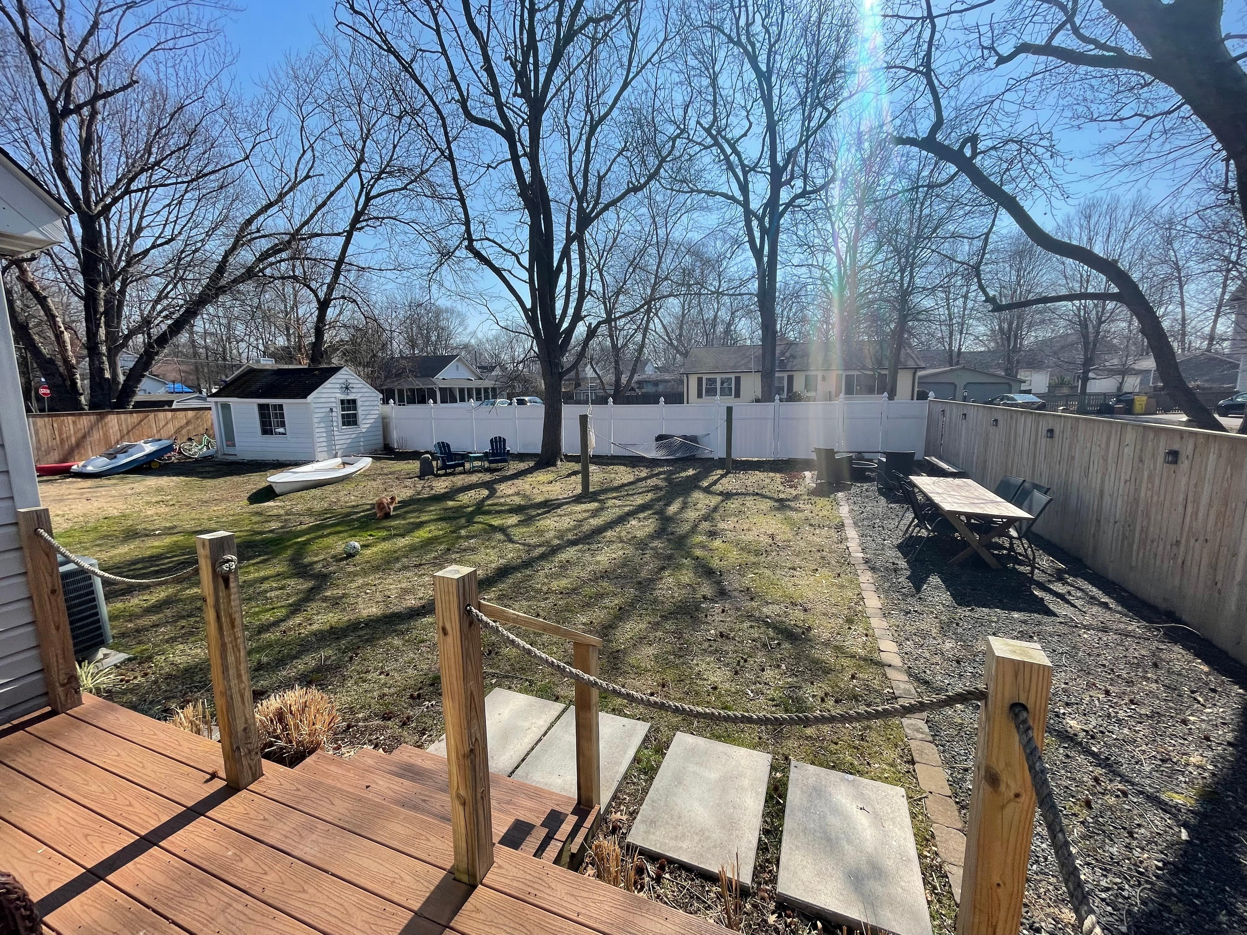 Sadly this was our only day of sunshine as we arrived. Would have loved to grill and eat outside.