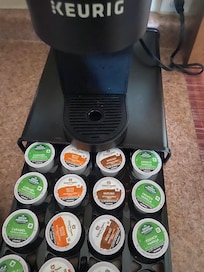Hazel Nut, French Vanilla, Carmel Creme, andBitter Toffee.... but no coffee