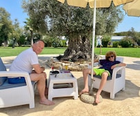 Near the pool