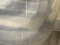 Filthy shower curtain