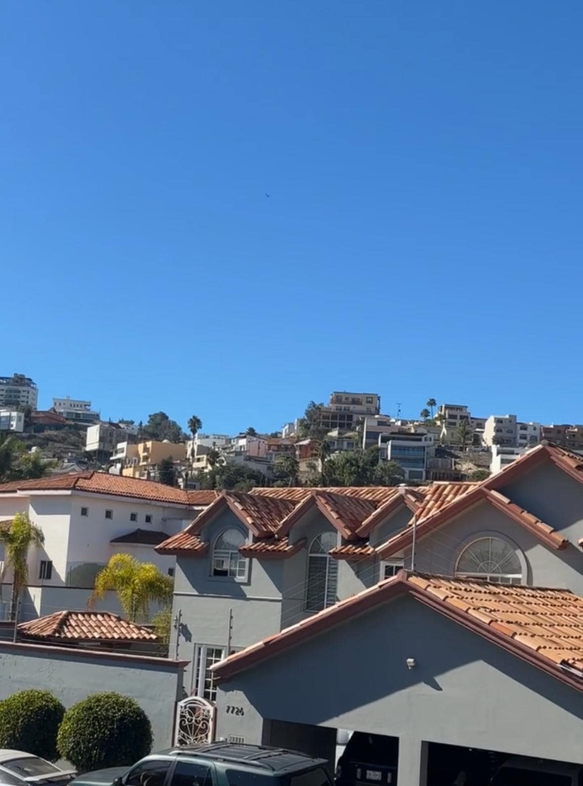 Main bedroom balcony view . 