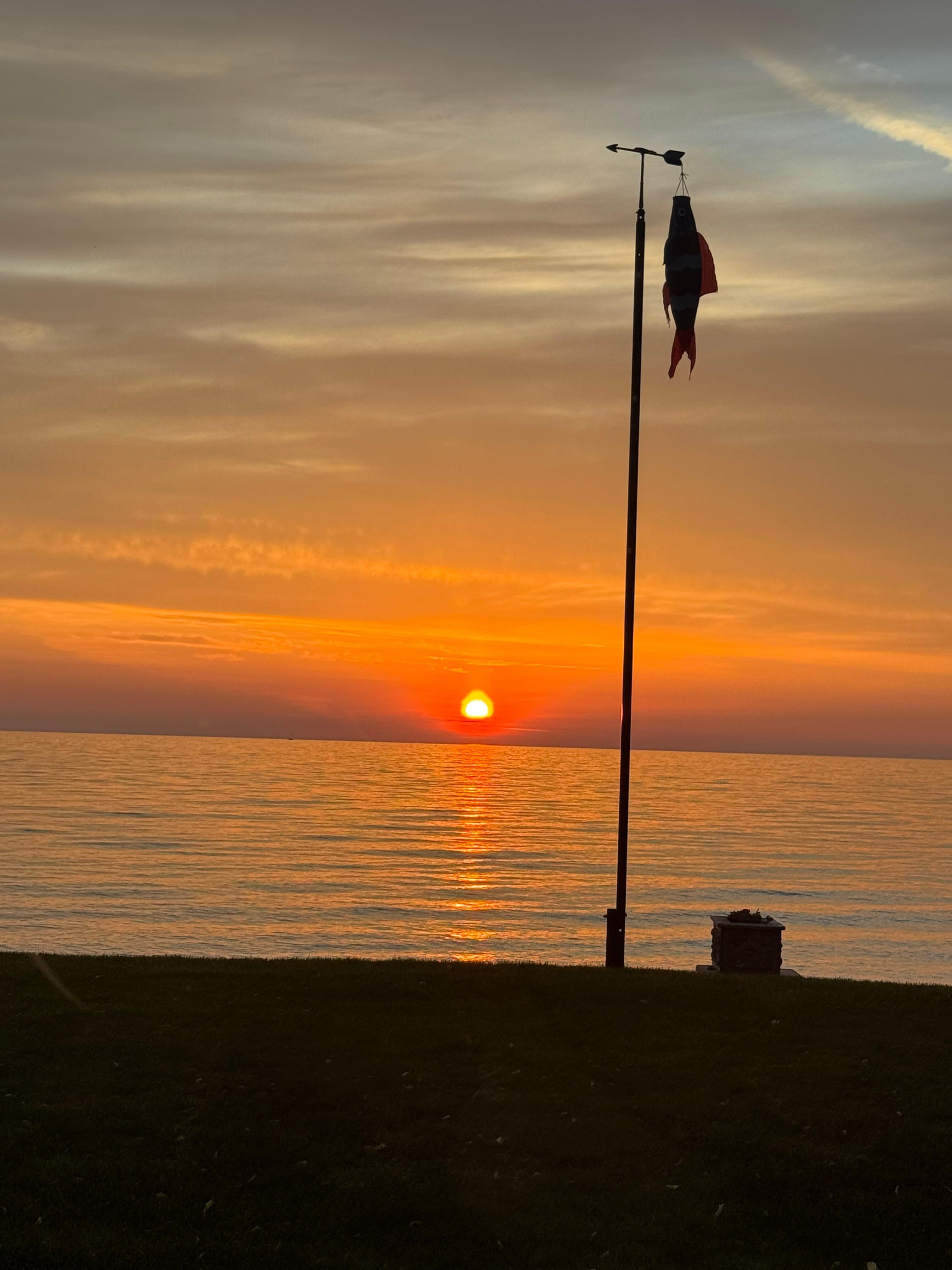 Sunrise on Lake Huron