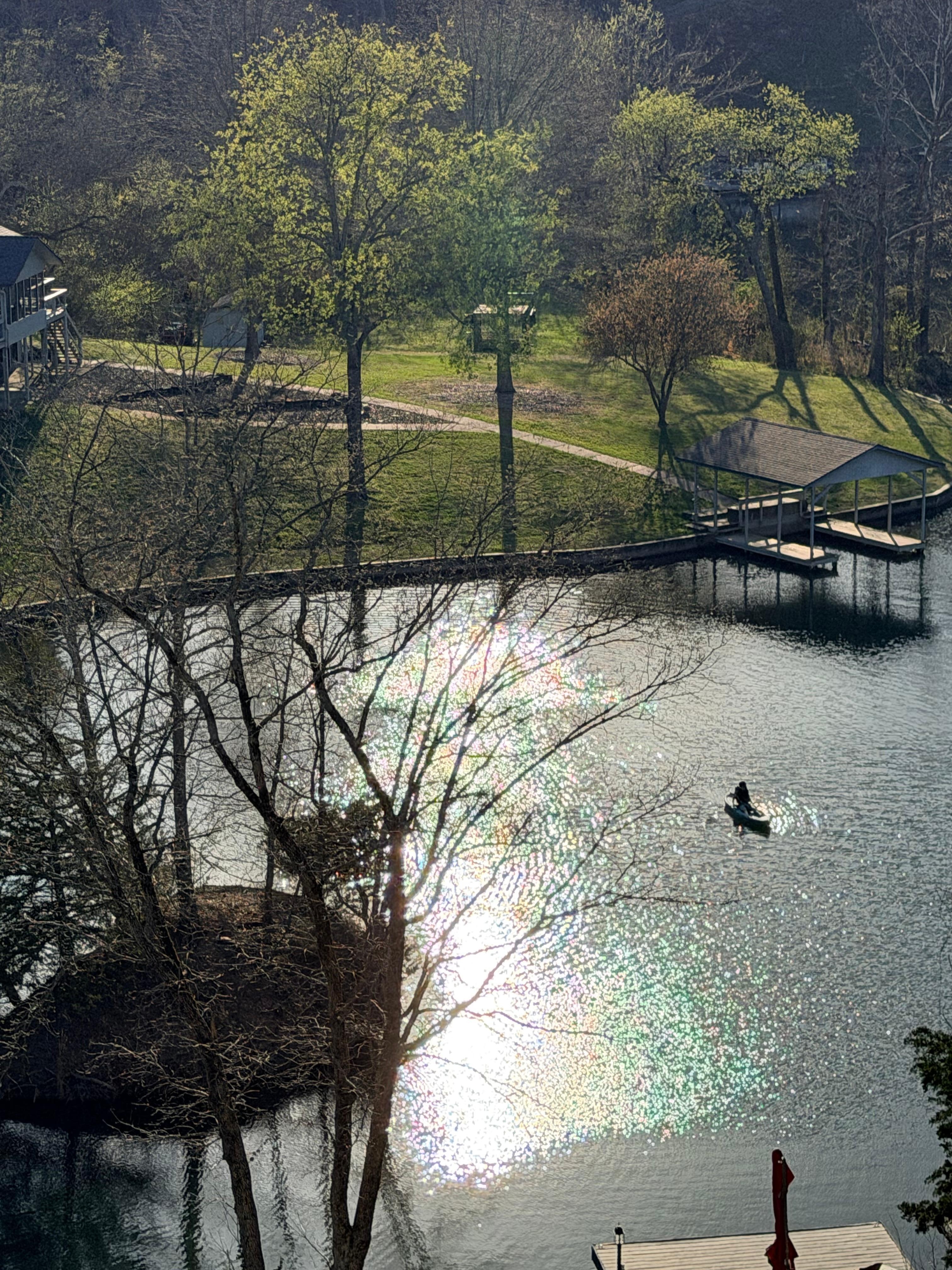 Quiet spot for kayak and paddleboard