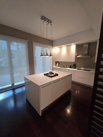 Kitchen with large island