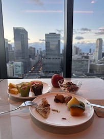 Breakfast with a view