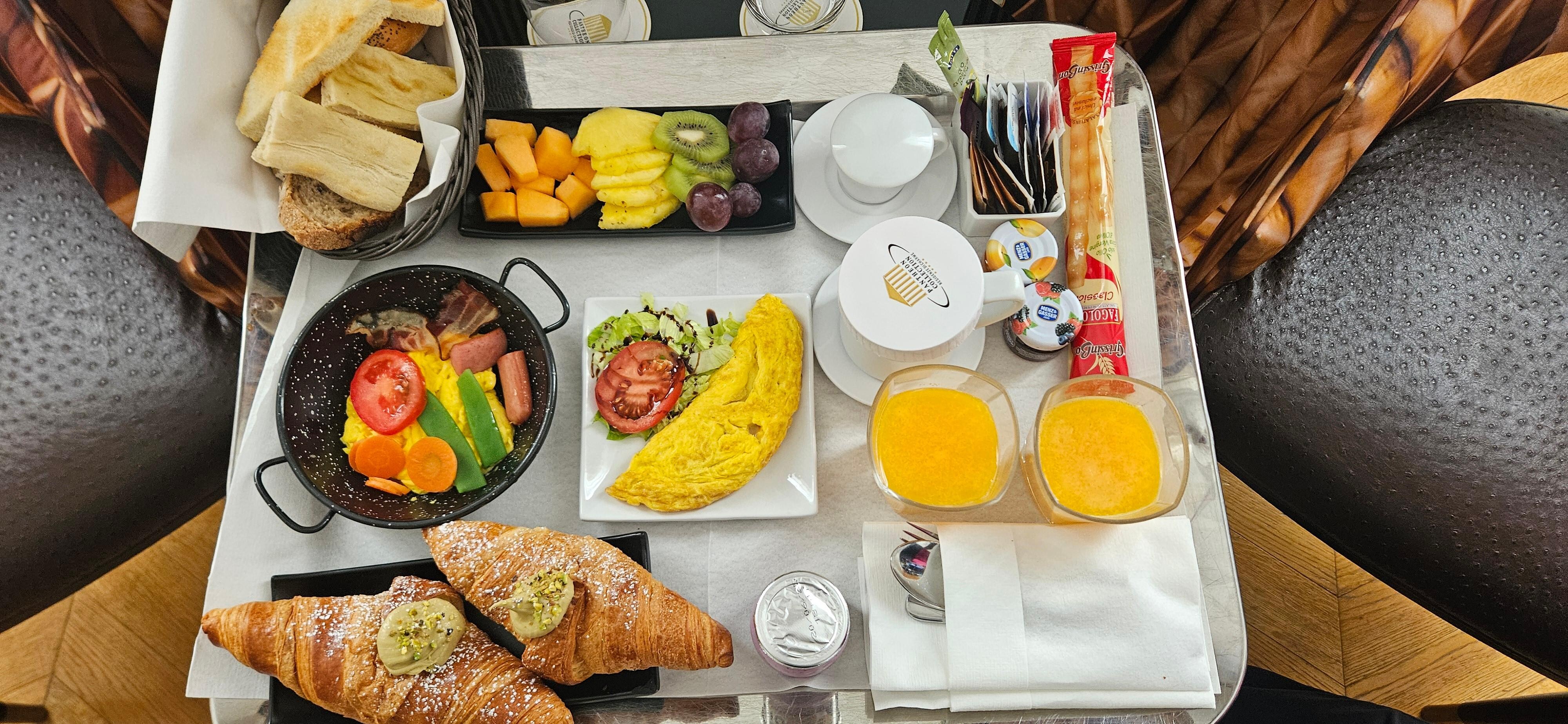Plentiful breakfast and delicious 