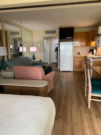 Inside room looking in from screened patio