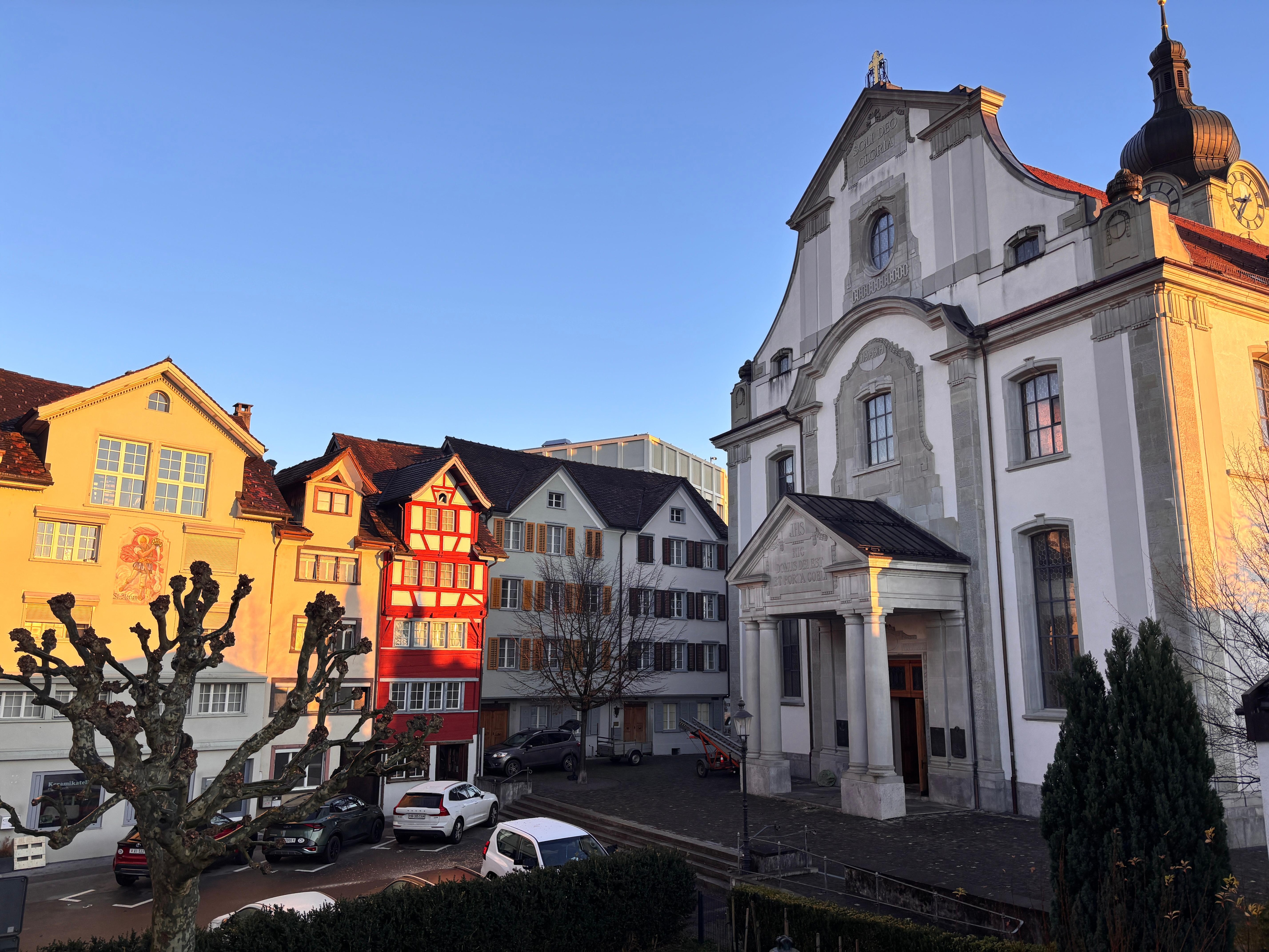 Schöne Aussicht aus unserem Zimmer