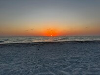 Sunset right out our door