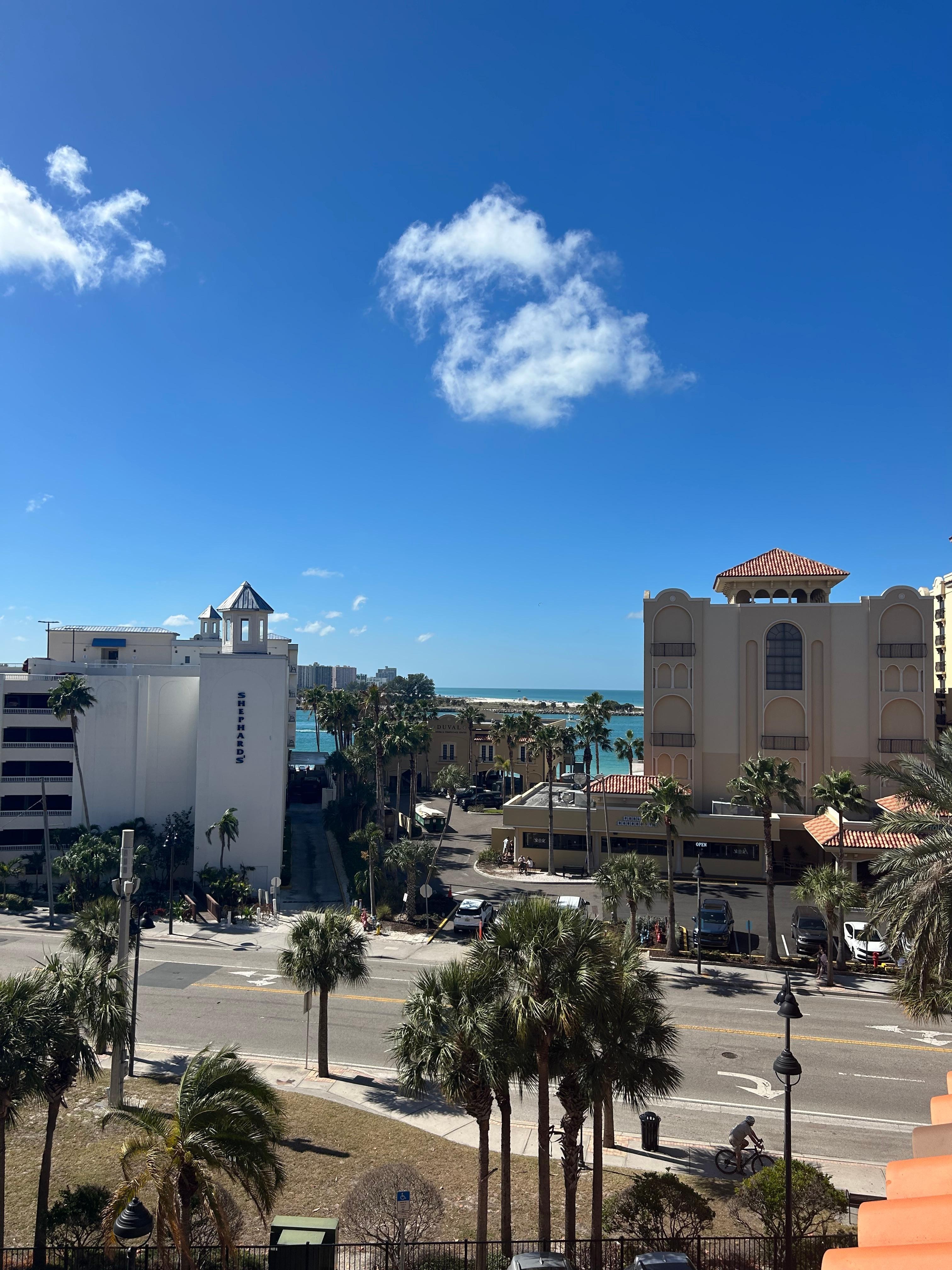 View from front door. 