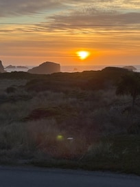 Sunset from the deck.