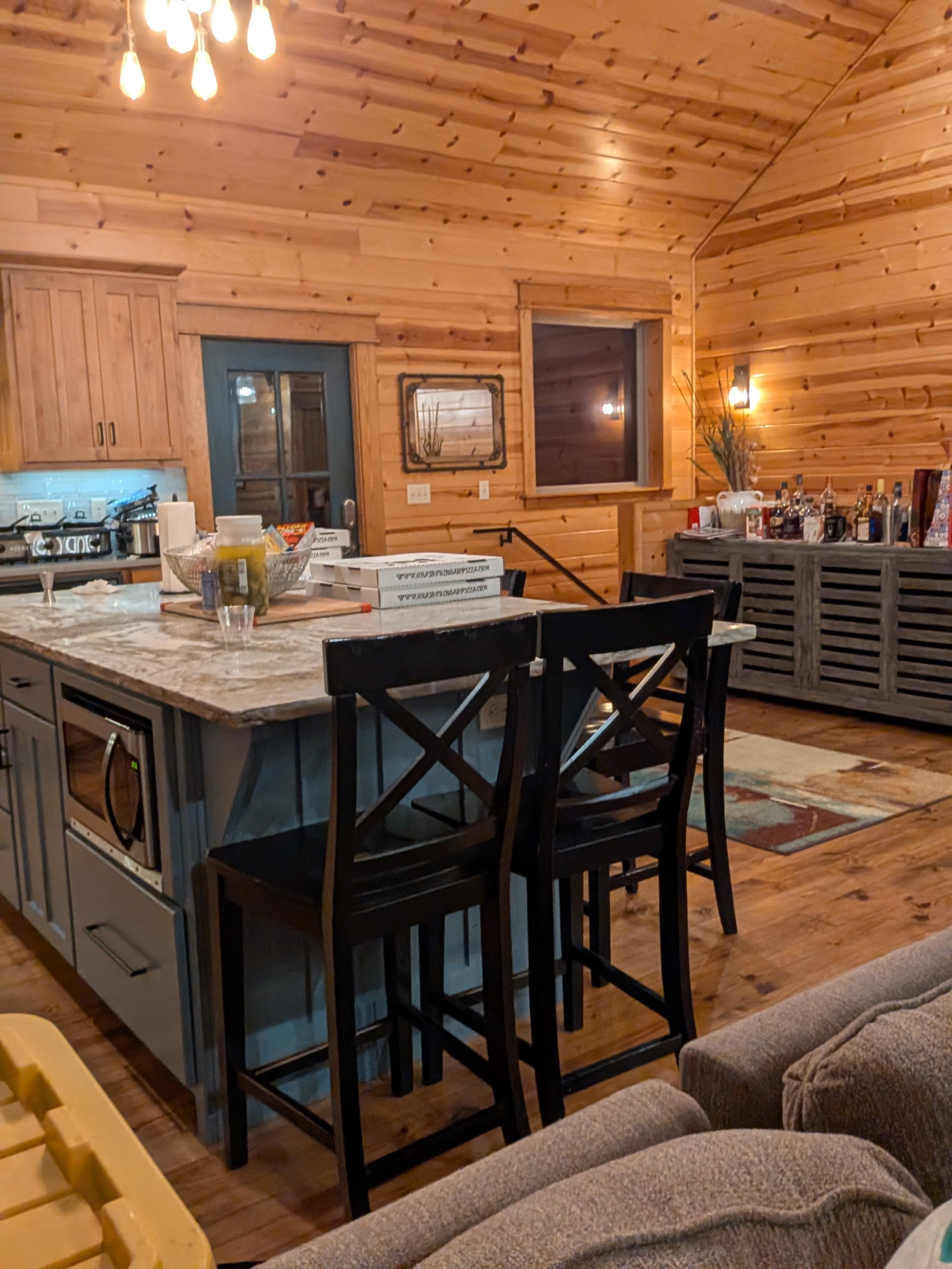 Kitchen spacious and clean 