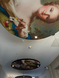 Light fixtures in reception