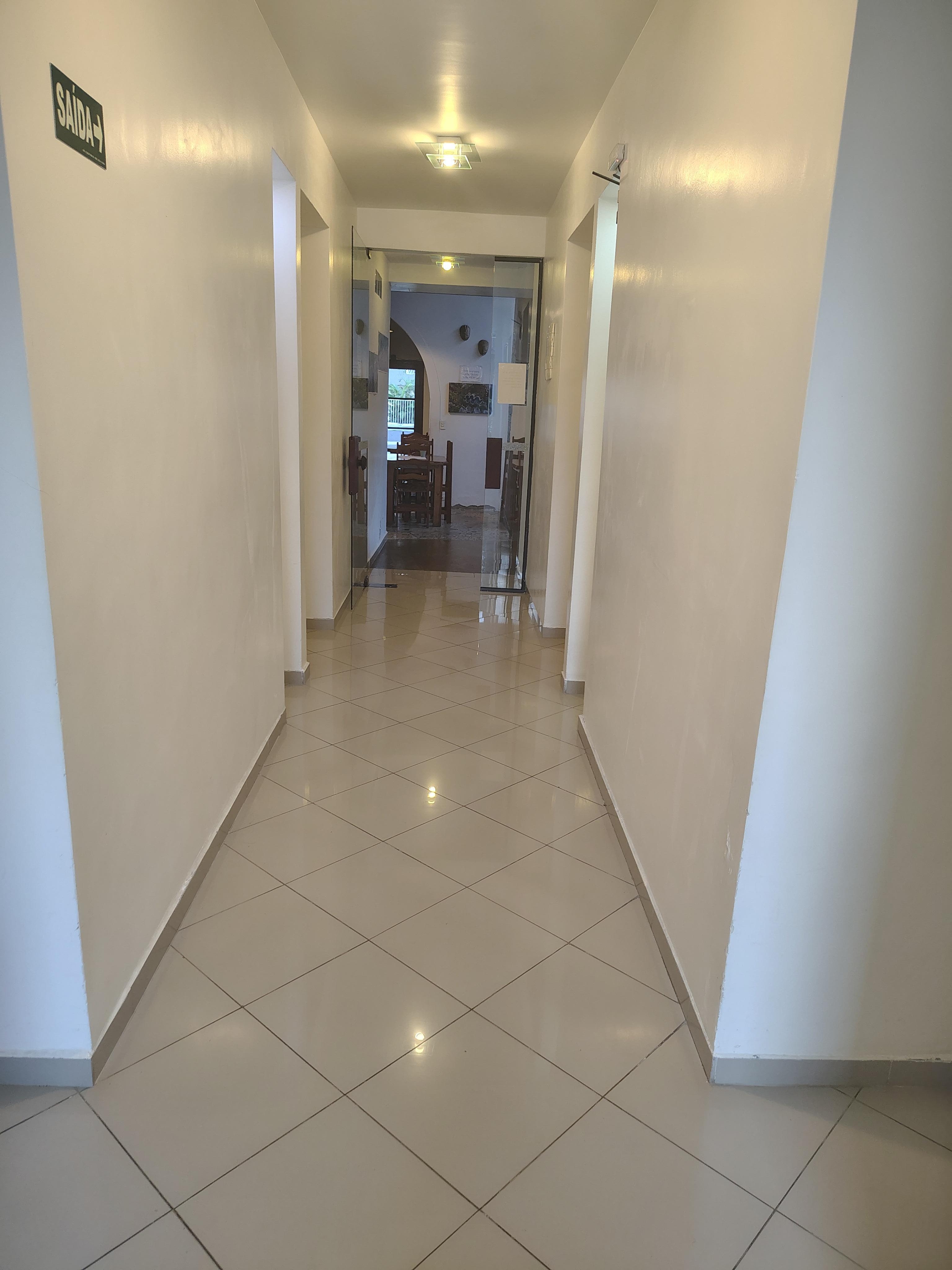 Corredor dos quartos.