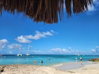 The beach nearest the house