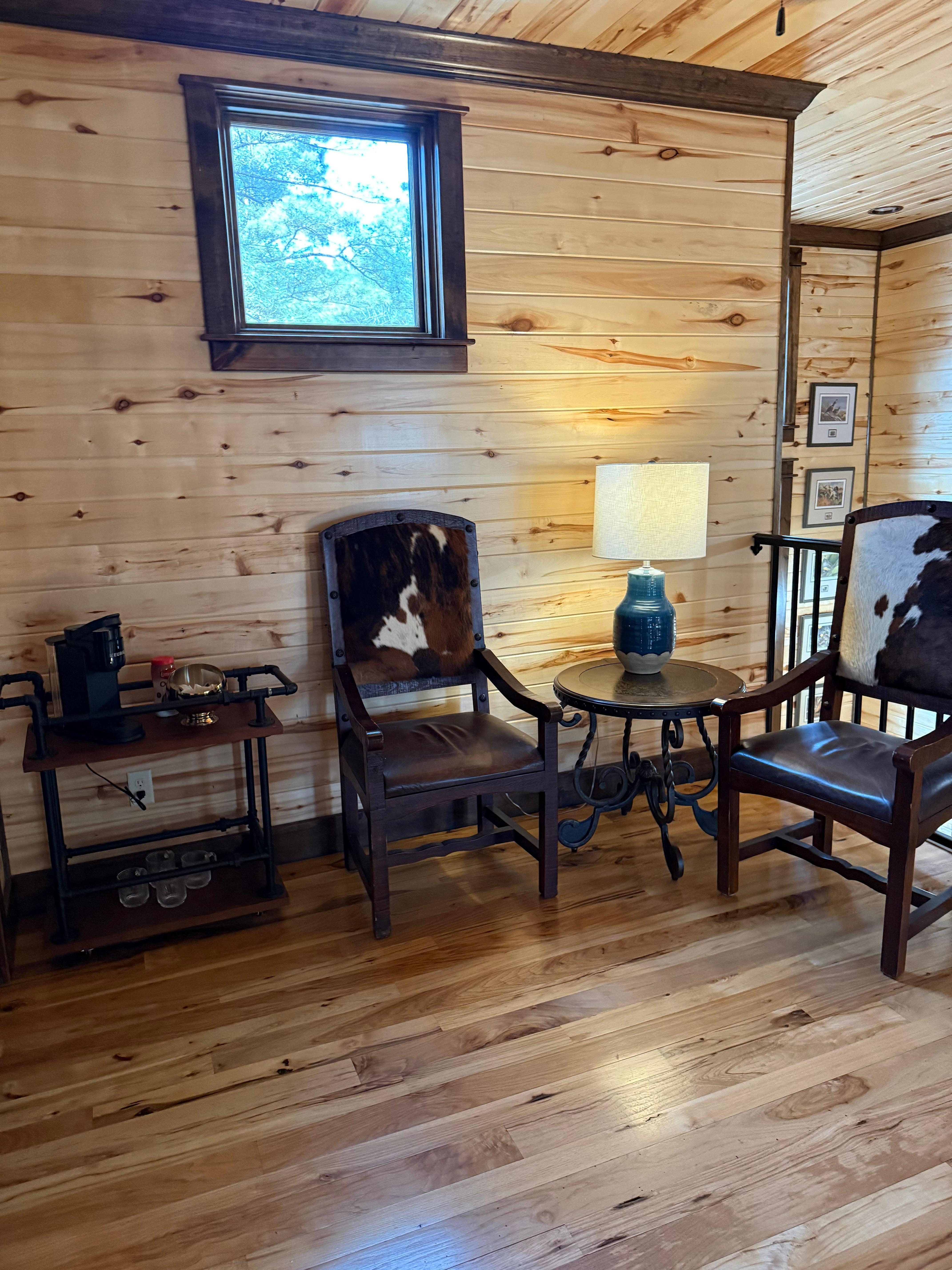 Upstairs coffee station in foyer 