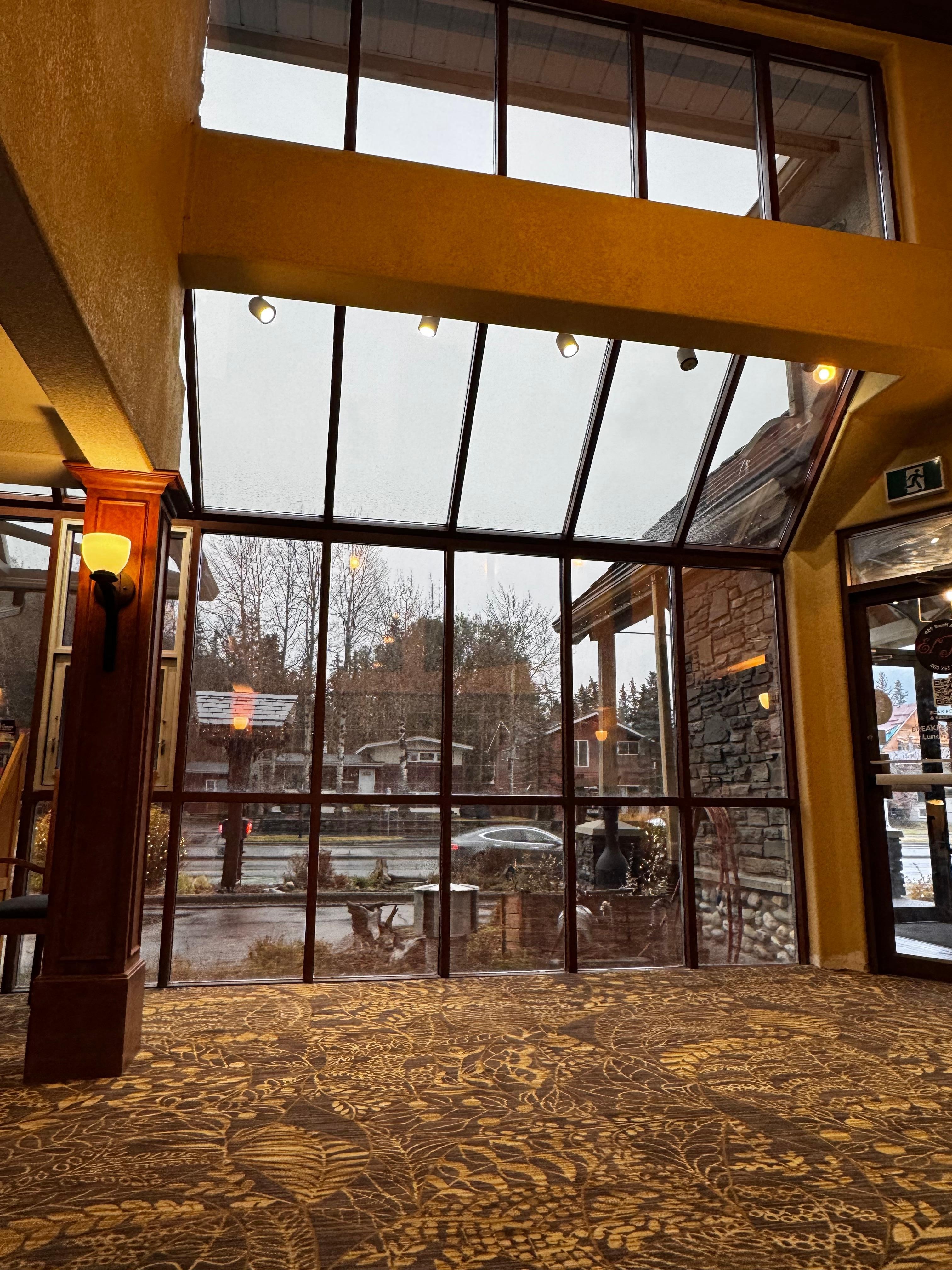 Main lobby area at Irwin Mountain Inn 