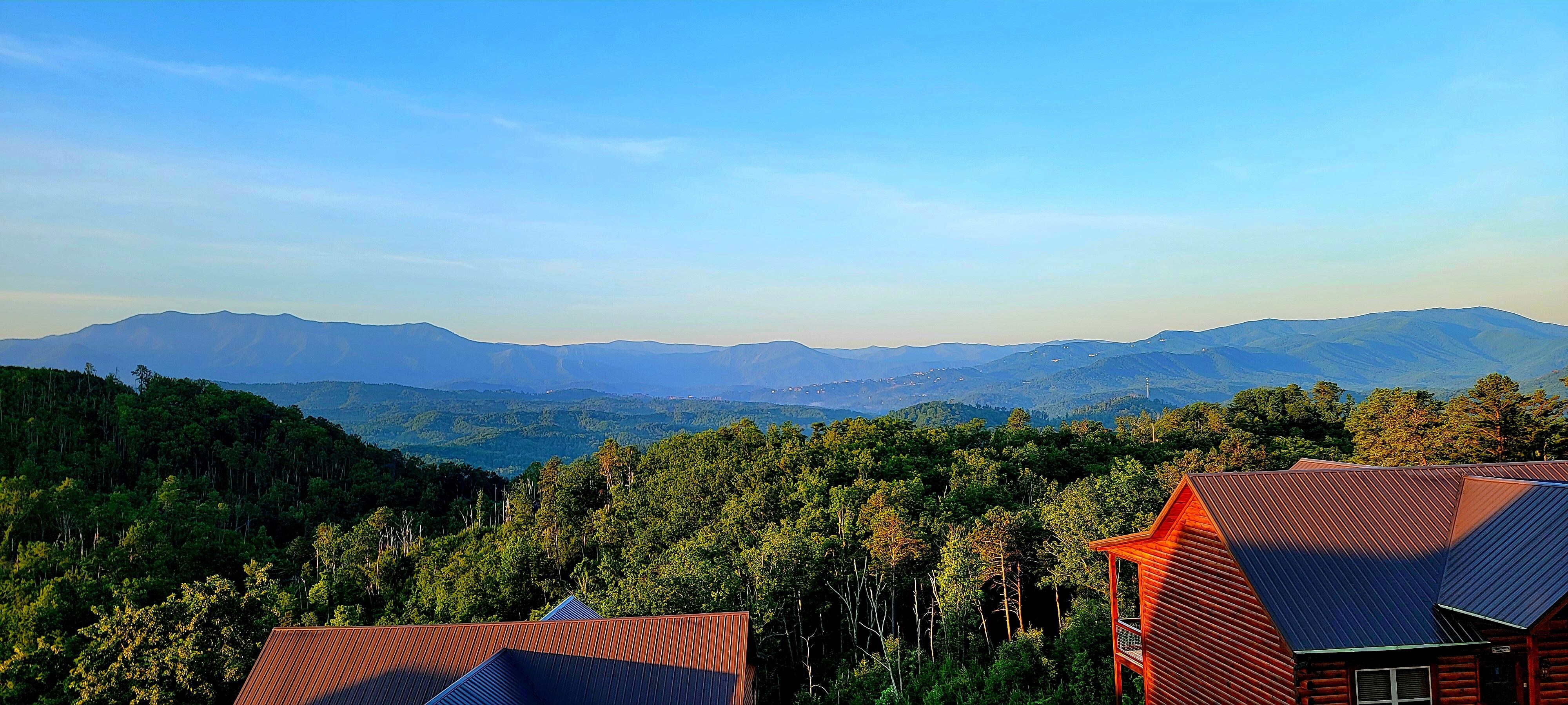 The mountain view!
