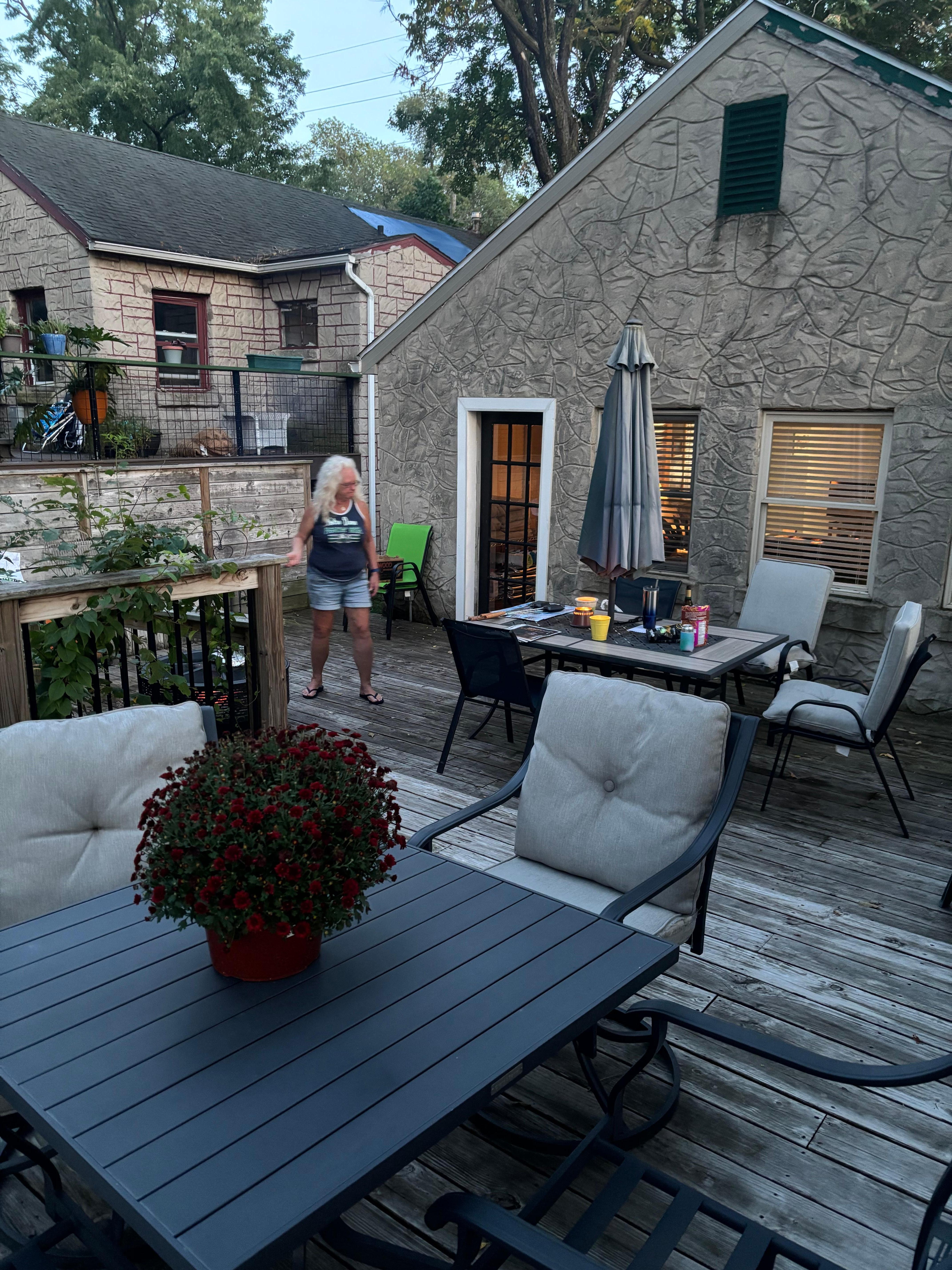 Another photo of the deck.