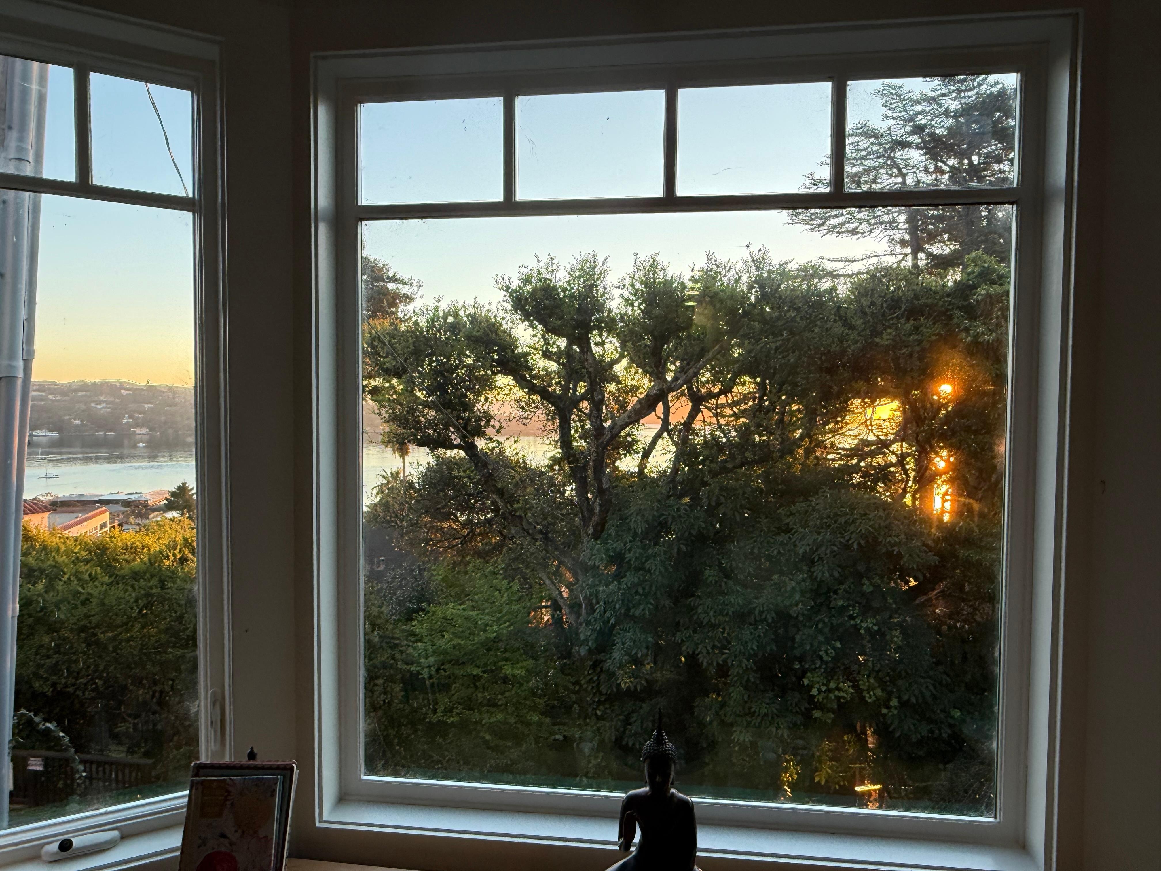 Morning sunrise at condo