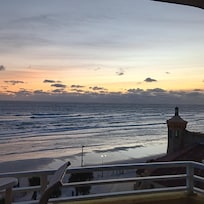 Sunrise from the balcony.